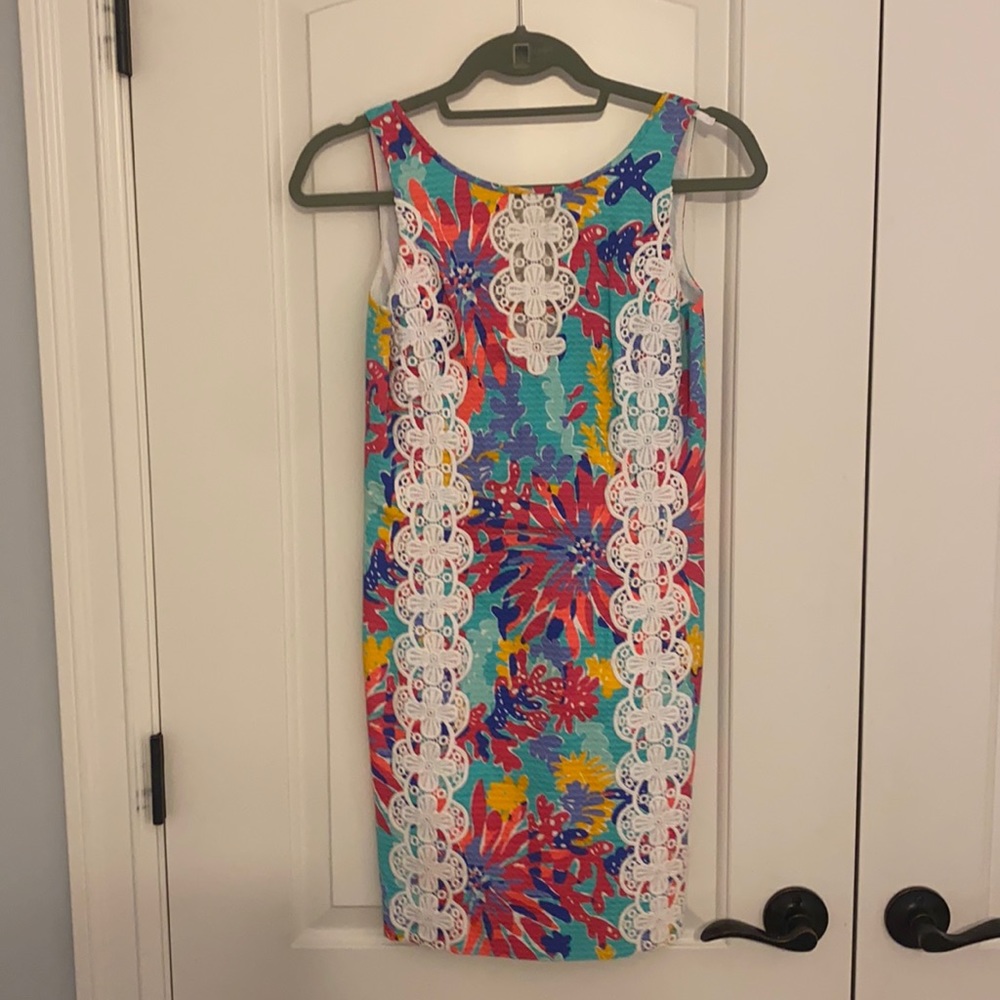 Lilly Pulitzer cocktail dress.